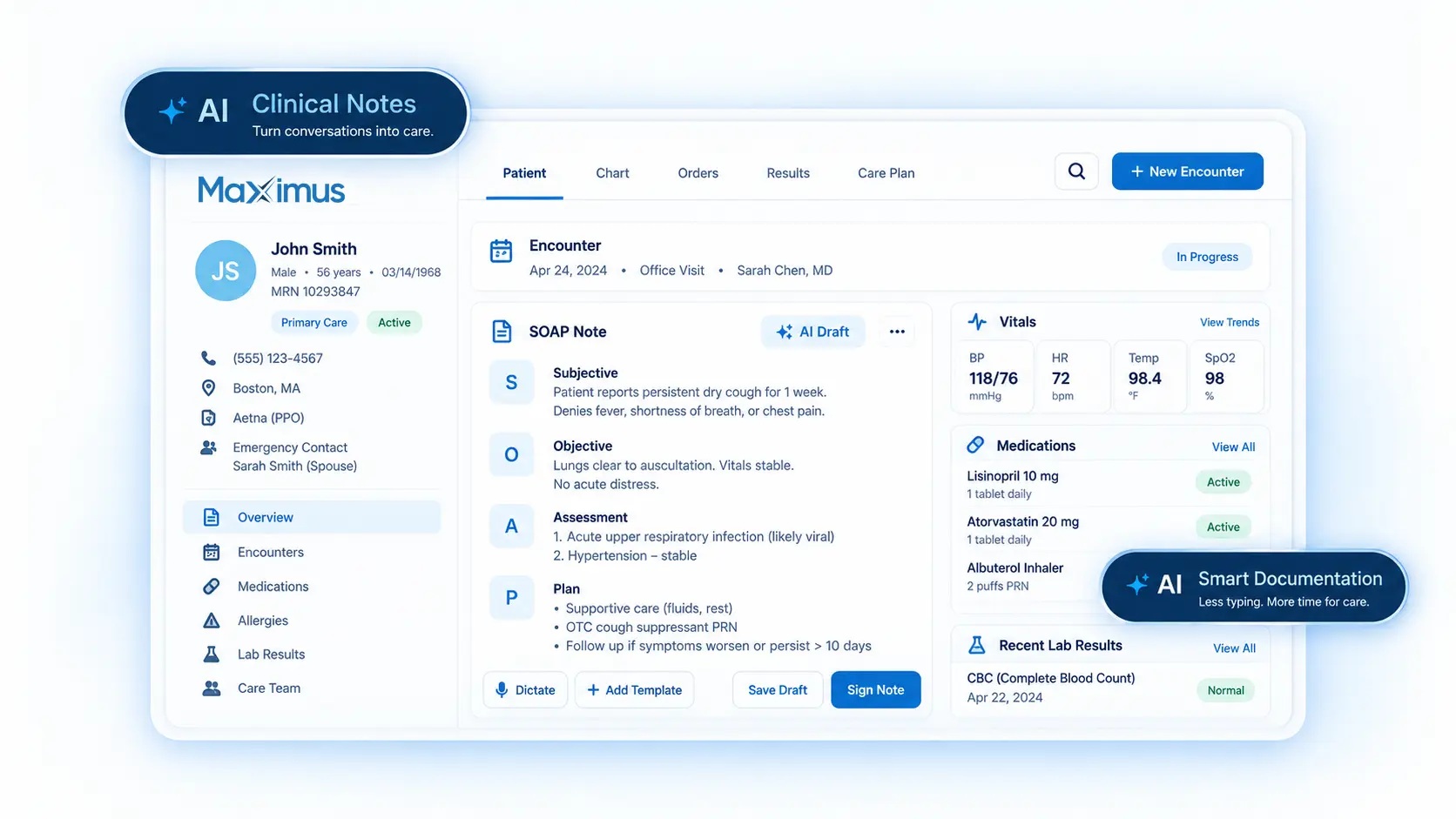 Clinical EHR